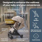 Inglesina Quid³ Stroller, Aurora Pink - Image 5