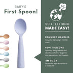 Miniware Silicone Baby Spoon for Training - Image 2