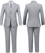 Boys' Formal Suit Set Adjustable Waist Suits - Image 4