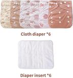 12 Set Reusable Adjustable Cloth Diapers - Image 3