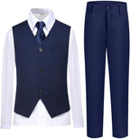 Boys Vest Set Formal Dress Suits Wedding Outfit Dresswear by Lycody