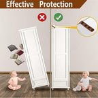 Anti Tip Furniture Anchors for Baby Pet Proofing, Furniture Wall Anchor - Image 2