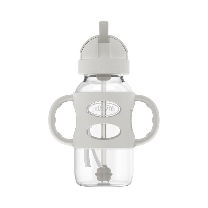 Dr. Brown's Milestones Wide-Neck Sippy Straw Bottle by DrBrowns