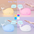 Silicone Night Light for Kids – Rechargeable Tap Control Lamp - Image 4