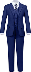 Boys' 5 Piece Formal Suit Set by Hipfun