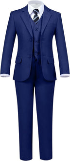 Boys' 5 Piece Formal Suit Set by Hipfun