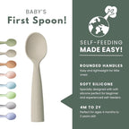 Miniware Silicone Baby Spoon for Training - Image 2