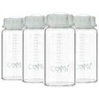 COMI Natural Glass Baby Bottle, Standard Neck Breastmilk Storage Bottle by COMI