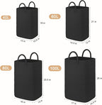 Laundry Basket, Woven Cotton Rope Laundry Hamper, 40L Versatile Storage - Image 3