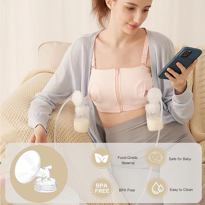 4pack Breast Pump Parts, for Spectra S2 S1 9 Plus Parts, Replace to Spectra - Image 5
