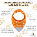 Pickle & Olive Baby Bandana Teething Bibs - Image 2