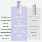 Portable Bottle Warmer for Travel: Large 12oz Capacity - Image 7