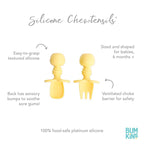 Bumkins Baby Utensils Set, Chewtensils Silicone Spoons - Image 5