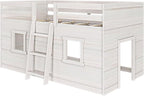 Max & Lily Modern Farmhouse Twin Low Loft Bed - Image 3
