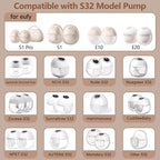 6pcs Duckbill Valves and 4pcs Silicone Diaphragms Compatible - Image 2