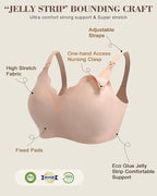 As Fairy Wireless Seamless Pumping Bra Hands Free Nursing Bra Wirefree Comfort - Image 5