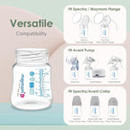 Maymom Wide-Mouth Milk Storage Collection Bottle - Image 2