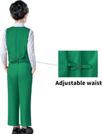 Boys' Suits Formal Slim Fit Tuxedo Boys Vest and Pants Set - Image 3