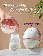 Momcozy Breast Pump Hands Free Mobile Style | M6, Wearable Breastfeeding Pump - Image 5