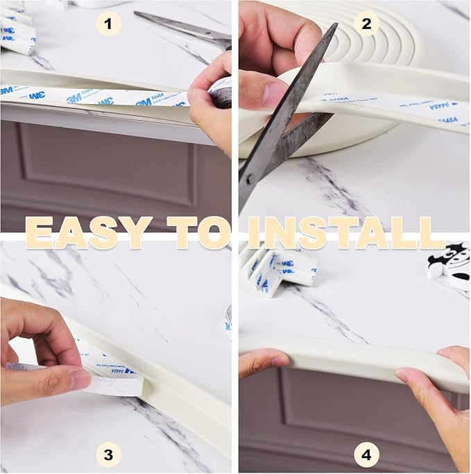Baby Proofing Edge and Corner Guards, 2 Pack Safety Furniture Bumper - Image 5