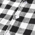 Schbbbta Kids Pajamas Set, Plaid Button Down Pjs - Image 5
