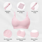 As Fairy Seamless Nursing Bras for Breastfeeding Soft Wireless Sleep Maternity - Image 4