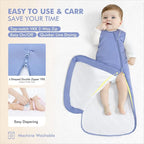 HAPIU Rayon Made from Bamboo Winter Baby Sleep Sack 2.5 TOG, 2-Way Zipper YKK - Image 3