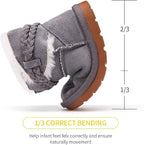 BMCiTYBM Girls Boys Snow Boots Warm Winter Fur Lined Baby Shoes - Image 3