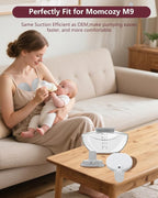 8PC Upgraded M9 Breast Pump Replacement Part, Including 4pcs Duckbill Valve and - Image 7