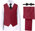 Boys' Suits Formal Slim Fit Tuxedo Boys Vest and Pants Set by DHTS