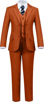 Boys' 5 Piece Formal Suit Set by Hipfun