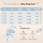 Yoofoss Baby Sleep Sack 12-18 Months 0.5 Tog Wearable Blanket - Image 5