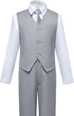 Visaccy Boys Suits Slim Fit Dress Clothes Ring Bearer Outfit - Image 5