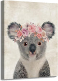ORIDOMY Retro Koala Canvas Wall Art Country Animal Printing Funny Koala by Home