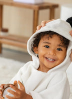 Konny Baby Hooded Towel Plush Thick & Cozy Soft-Touch Absorbent Rayon from - Image 2