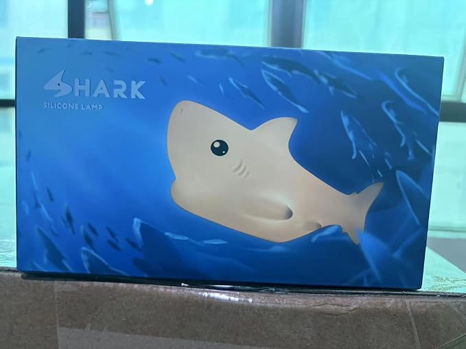 LOVERUIS Shark Night Light for Children, 7 Color Changing LED Portable Touch - Image 4
