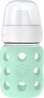 Lifefactory 8-Ounce Wide Neck Glass Baby Bottle by Lifefactory