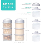 Termichy Stackable Formula Dispenser Portable Milk Powder Container, 2 Pack - Image 2