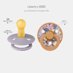 BIBS Colour Liberty Soother 2-Pack, BPA Free Dummy Pacifier, Round Nipple. - Image 2