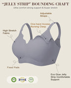 As Fairy Wireless Seamless Pumping Bra Hands Free Nursing Bra Wirefree Comfort - Image 5