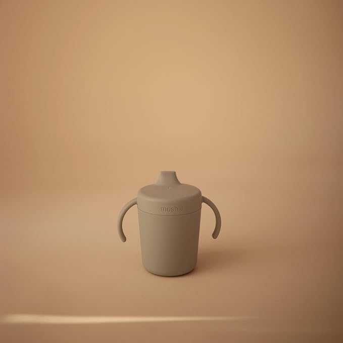 mushie Trainer Sippy Cup | Made in Denmark | Leak Resistant Twist-Off Lid & - Image 2