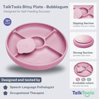 Talktools Bitsy Feeding Kid's Essentials Plate Set – Toddler Utensils, Spoon - Image 7