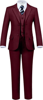 Boys' 5 Piece Formal Suit Set by Hipfun