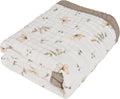 Organic Cotton Muslin Baby Blanket by Natchiketa