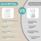200 Pcs Breastmilk Storage Bags, 8oz Breast Milk Storing Bag - Image 5