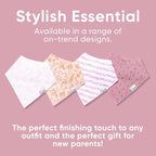 Copper Pearl 4 Pack Soft Cotton Baby Bibs - Image 6