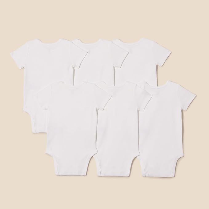 Amazon Essentials Unisex Toddlers and Babies’ Short-Sleeve Bodysuits - Image 2