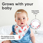 Copper Pearl 4 Pack Soft Cotton Baby Bibs - Image 5