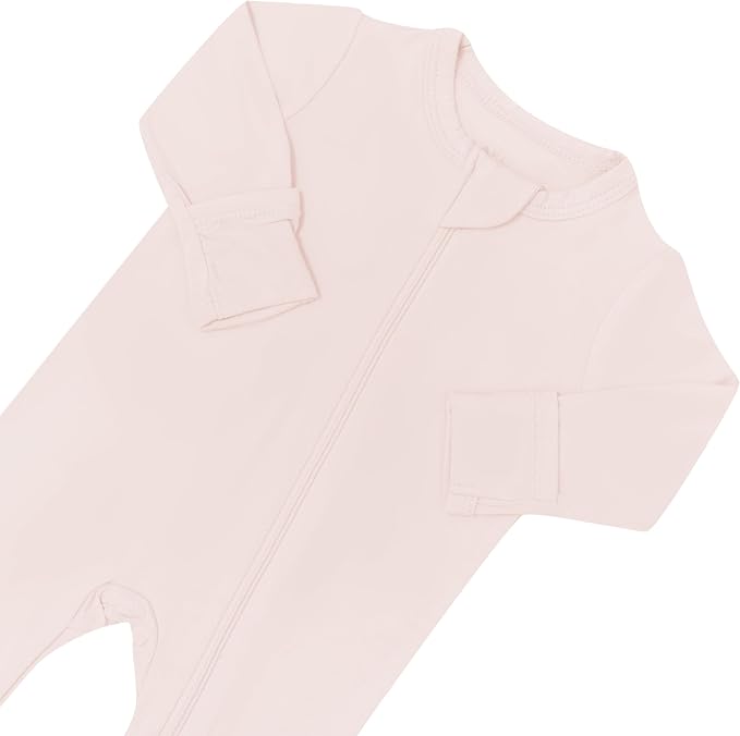 KYTE BABY Unisex Rayon Made From Bamboo Zippered Rompers 0-24 Months - Image 4