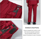 Boys Suit for Kids Teens Formal 5 Piece Tuxedo Suit Set - Image 5